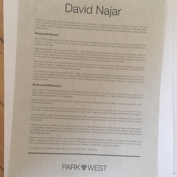 David Najar lithograph with spot varnish. Comes with certificate of authenticity - Picture 3 of 5